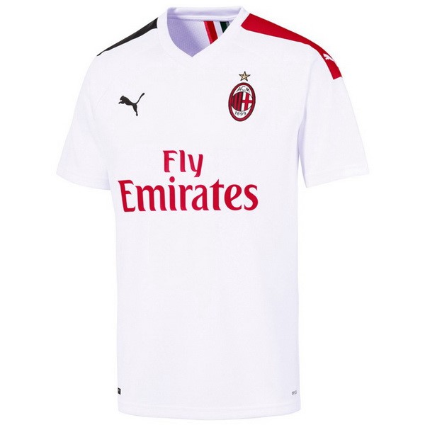 Tailandia Camiseta AC Milan Segunda equipación 2019-2020 Blanco